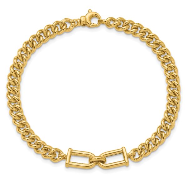 Leslie's 14K Polished Fancy Link Bracelet - Image 4