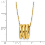 Leslie's 14K Polished Oval Links with 2in ext. Necklace - Image 4