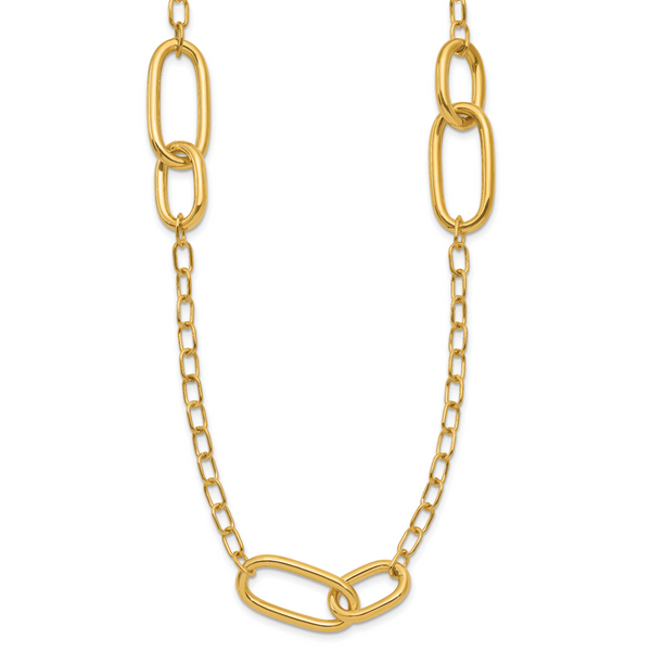 Leslie's 14K Polished Fancy Link Necklace - Image 2