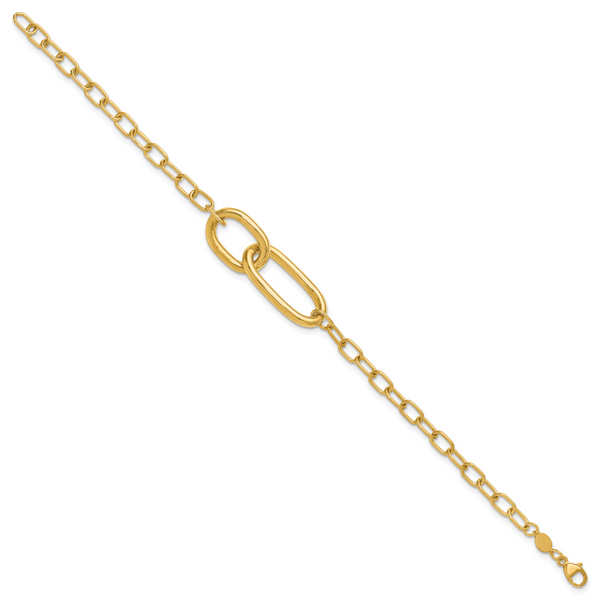 Leslie's 14K Polished Fancy Link Bracelet - Image 2