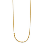 Leslie's 14K Polished and Diamond-cut with 1in ext. Necklace - Image 2