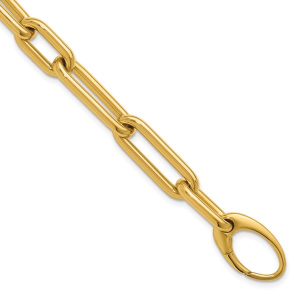 Leslie's 14K Polished Link Bracelet