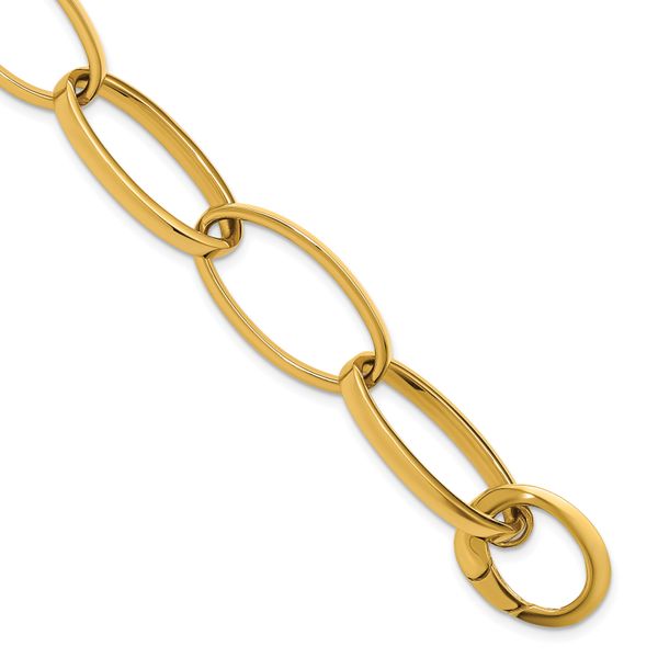 Leslie's 14K Polished Link Bracelet