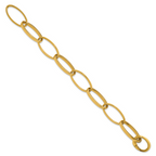 Leslie's 14K Polished Link Bracelet - Image 2