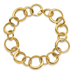 Leslie's 14K Polished Circle Links Bracelet - Image 4