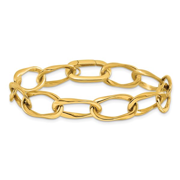 Leslie's 14K Polished Link Bracelet - Image 3