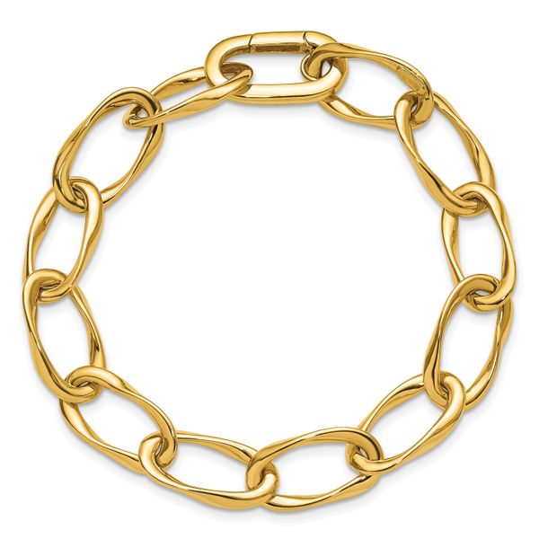 Leslie's 14K Polished Link Bracelet - Image 4