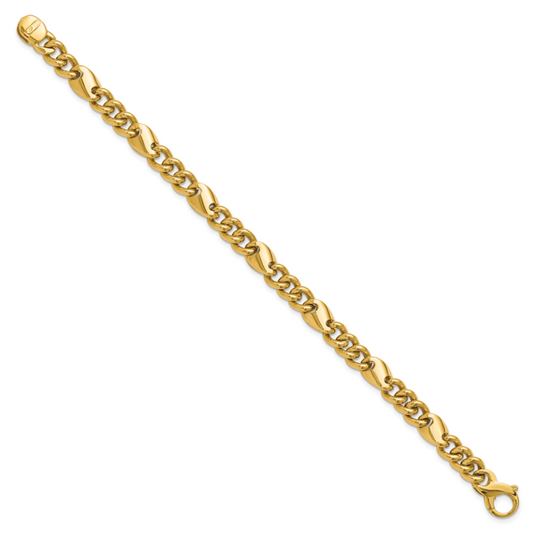 Leslie's 14K Polished Fancy Link Bracelet - Image 2