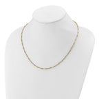 Leslie's 14K Two-Tone Polished Fancy Link Necklace - Image 3