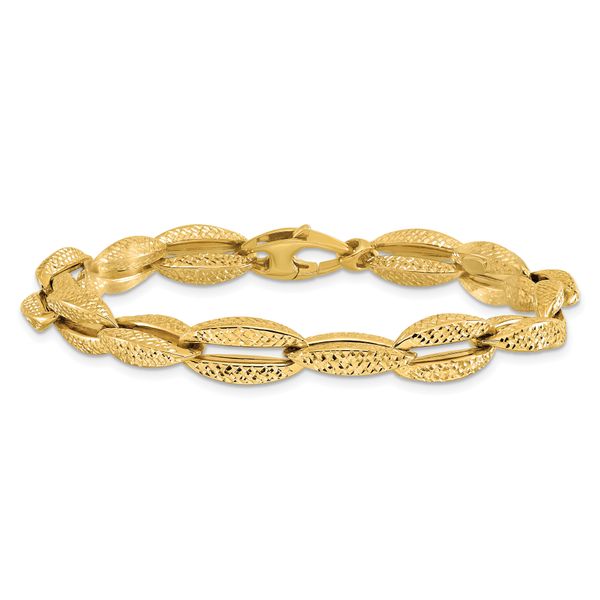 Leslie's 14K Polished Fancy Link Bracelet - Image 3