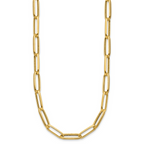 Leslie's 14K Polished and Textured Fancy Link Necklace - Image 2