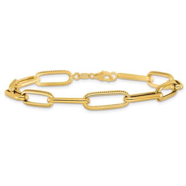 Leslie's 14K Polished Fancy Link Bracelet - Image 3