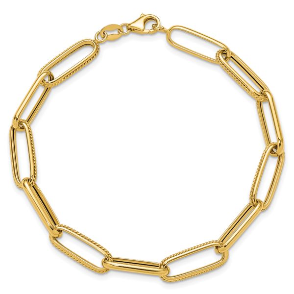 Leslie's 14K Polished Fancy Link Bracelet - Image 4