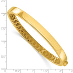 Leslie's 14K Polished Hinged Bangle - Image 3