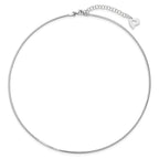 Leslie's 14K Two-tone Polished Reversible with 2in ext. Necklace - Image 4
