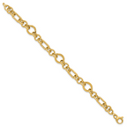Leslie's 14K Polished Fancy Link Bracelet - Image 2