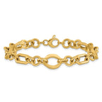 Leslie's 14K Polished Fancy Link Bracelet - Image 3