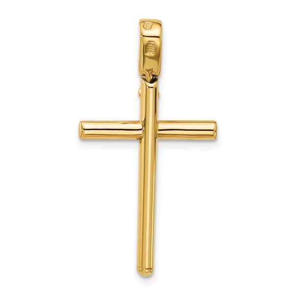 Leslie's 14K Polished Cross Pendant - Image 3