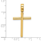 Leslie's 14K Polished Cross Pendant - Image 4