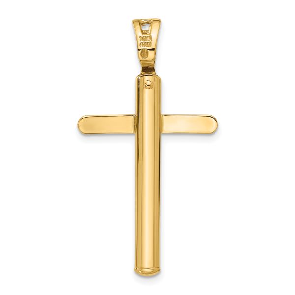 Leslie's 14K Polished Cross Pendant - Image 3
