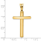 Leslie's 14K Polished Cross Pendant - Image 4