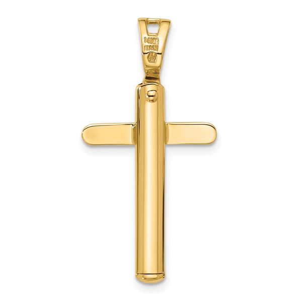 Leslie's 14K Polished Cross Pendant - Image 3