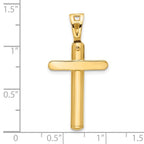 Leslie's 14K Polished Cross Pendant - Image 4