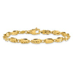 Leslie's 14K Polished Fancy Link Bracelet - Image 3