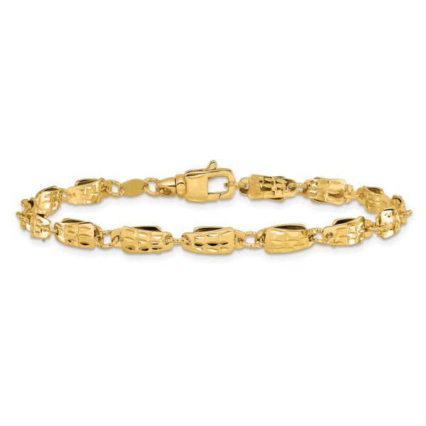 Leslie's 14K Polished Fancy Link Bracelet - Image 3