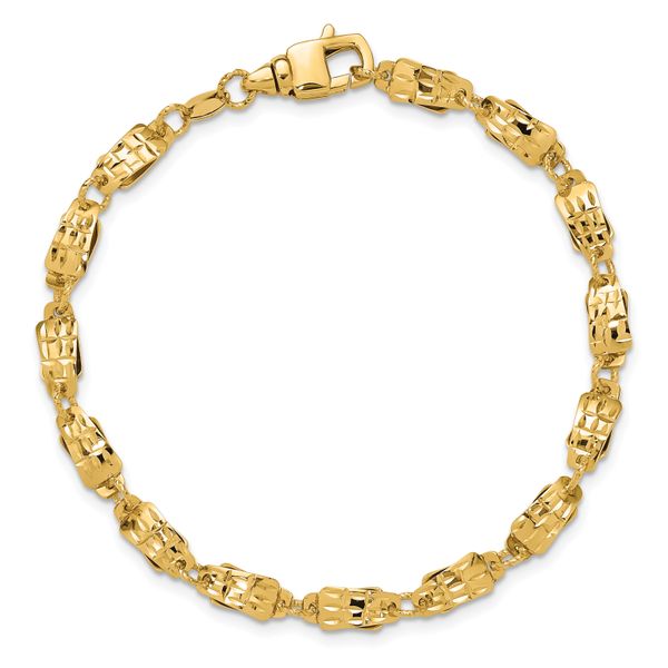 Leslie's 14K Polished Fancy Link Bracelet - Image 4