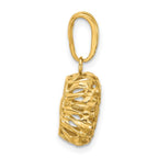 Leslie's 14K Polished Puffed Square Pendant - Image 2
