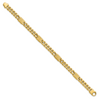 Leslie's 14K Polished with Design Fancy Link Men's Bracelet - Image 2