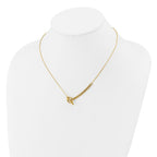 Leslie's 14K Polished Drop Toggle w/1in ext. Necklace - Image 3