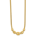 Leslie's 14K Polished Fancy Curb Link Necklace - Image 2