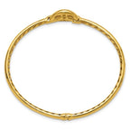 Leslie's 14K Polished Hollow Hinged Bangle - Image 2