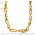 Leslie's 14K Polished Fancy Twisted Link Infinity Necklace - Image 5