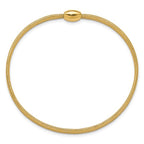 Leslie's 14K Polished Onyx Mesh Slip-on Stretch Bracelet - Image 2