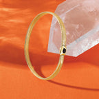 Leslie's 14K Polished Onyx Mesh Slip-on Stretch Bracelet - Image 5