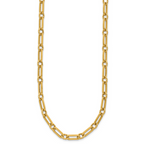 Leslie's 14K Polished and Twisted Fancy Link Toggle Necklace - Image 2