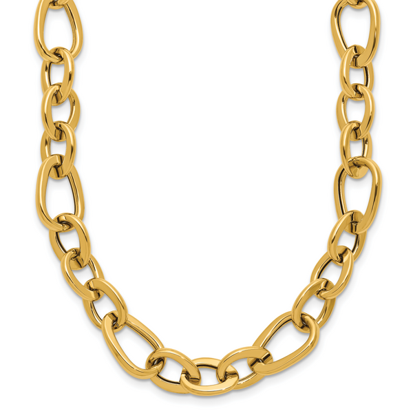 Leslie's 14K Polished Fancy Link Necklace
