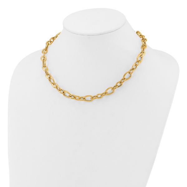 Leslie's 14K Polished Fancy Link Necklace - Image 3