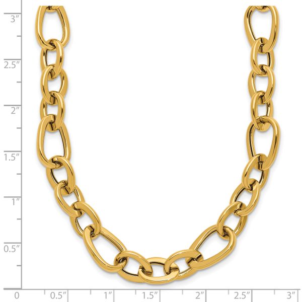 Leslie's 14K Polished Fancy Link Necklace - Image 5