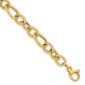 Leslie's 14K Polished Fancy Link Bracelet