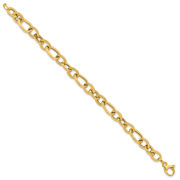Leslie's 14K Polished Fancy Link Bracelet - Image 2