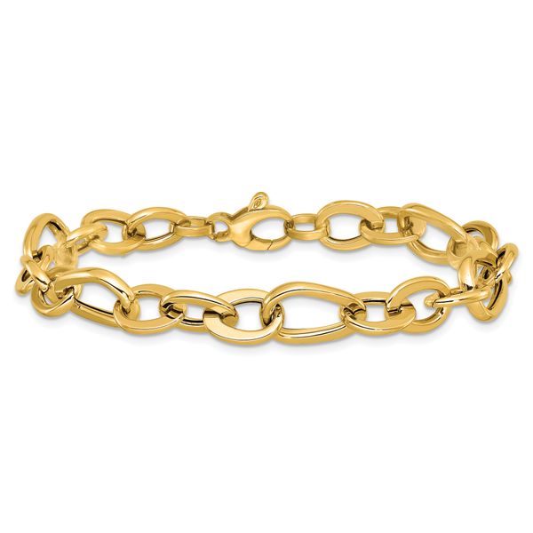 Leslie's 14K Polished Fancy Link Bracelet - Image 3