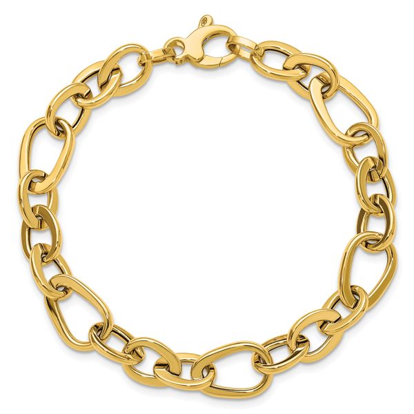 Leslie's 14K Polished Fancy Link Bracelet - Image 4