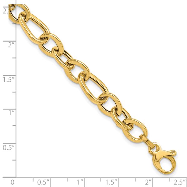 Leslie's 14K Polished Fancy Link Bracelet - Image 5