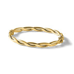 Leslie's 14K Polished Fancy Intertwined Hinged bangle - Image 5