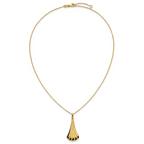 Leslie's 14K w/Black Enamel Polished Fancy w/1.25in ext. Necklace - Image 4