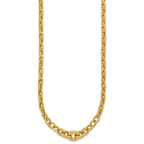 Leslie's 14K Polished Fancy Graduated Link Necklace - Image 2